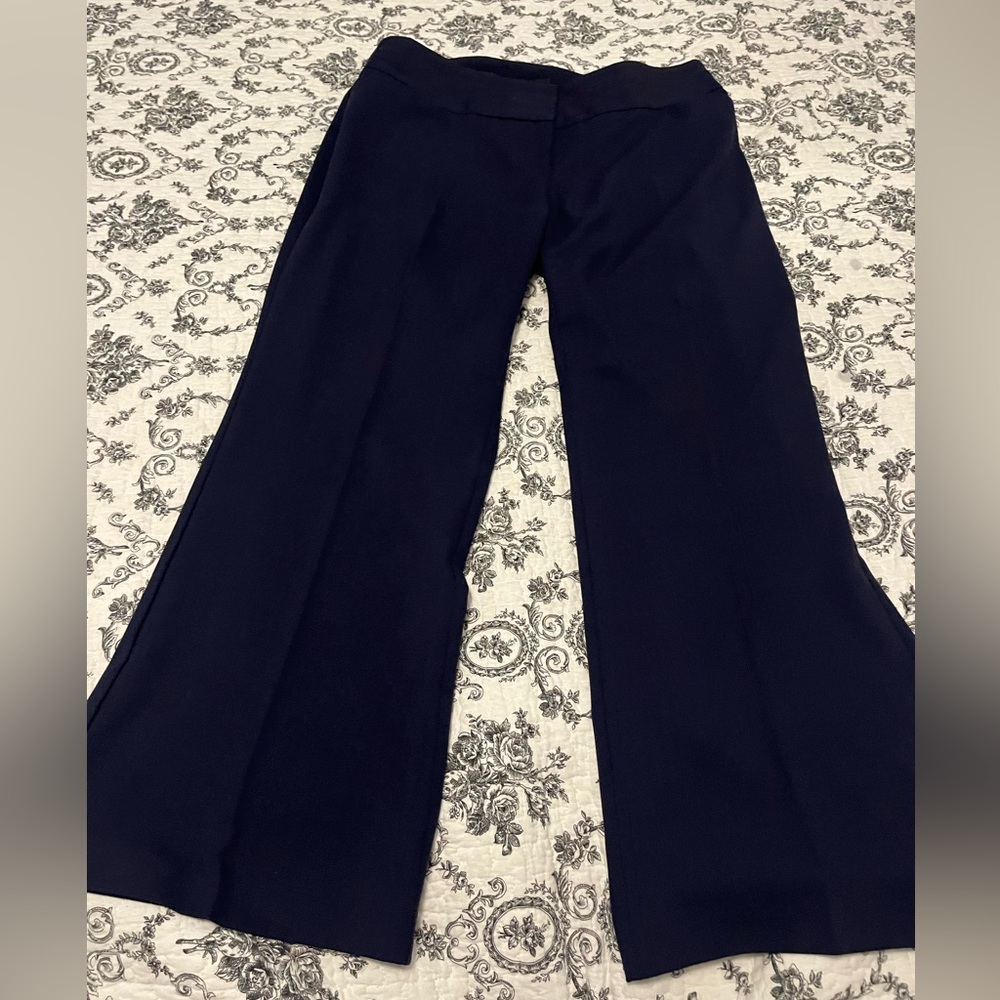 Ashley Stewart size 12p Navy Work Pants